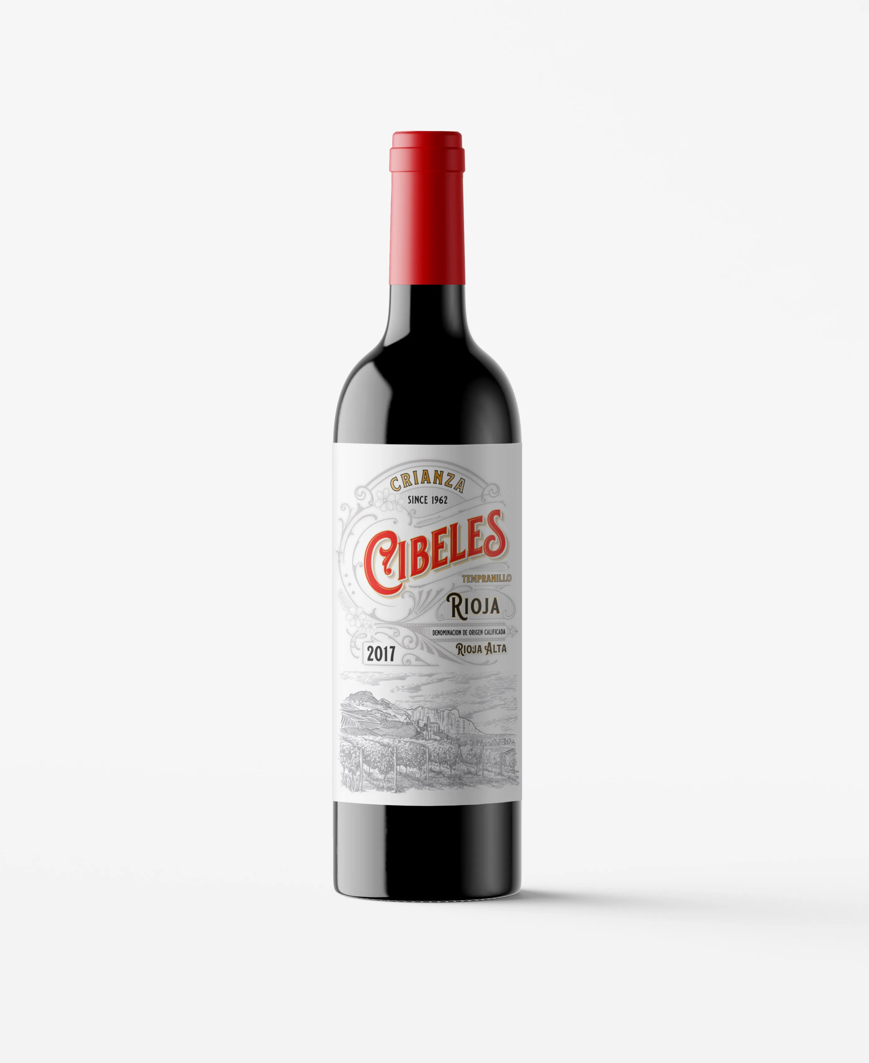 Испанский D.O.Ca Rioja Crianza красное вино Cibeles в винтажном стиле 2018 75cl 13 5% Vol новый