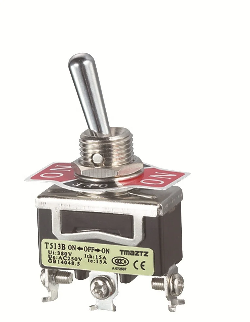 waterproof electrical 2 pin on-off 16a chrome toggle switch