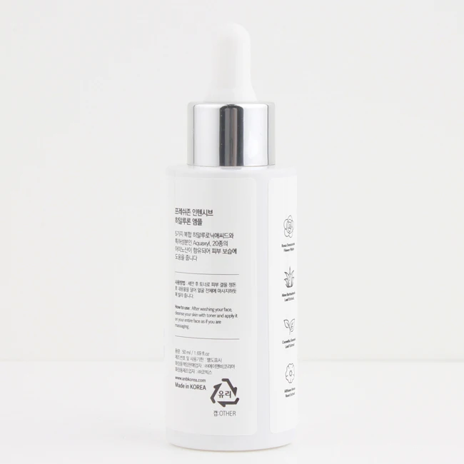 HYALURONIC ACID AMPOULE for Korean Skincare Cosmetics OEM ODM by Customizing Ingredients bottle and Packaging