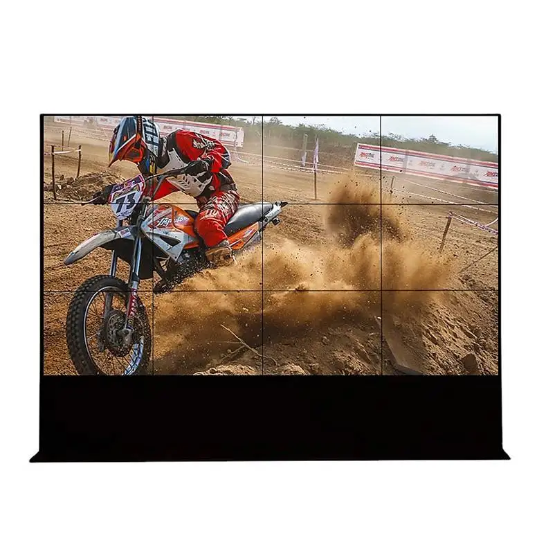 Заводская уличная настенная установка огромная цифровая вывеска перекрестное разделение изображение Фокусировочный экран умный светодиодный чувствительный сенсорный экран