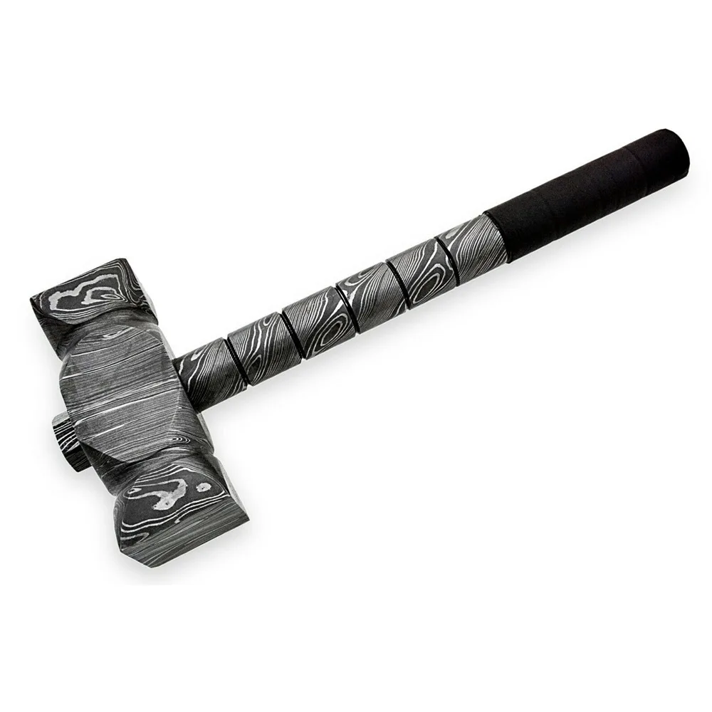 Hammer NEW CUSTOM HANDMADE DAMASCUS STEEL HAMMER IN TWIST PATTERN