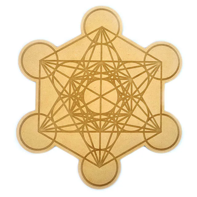 Metatron Cube Wood Laser carved Sacred Geometry for Spiritual Mythological Religious Healing Purpose sage mystics Universe God