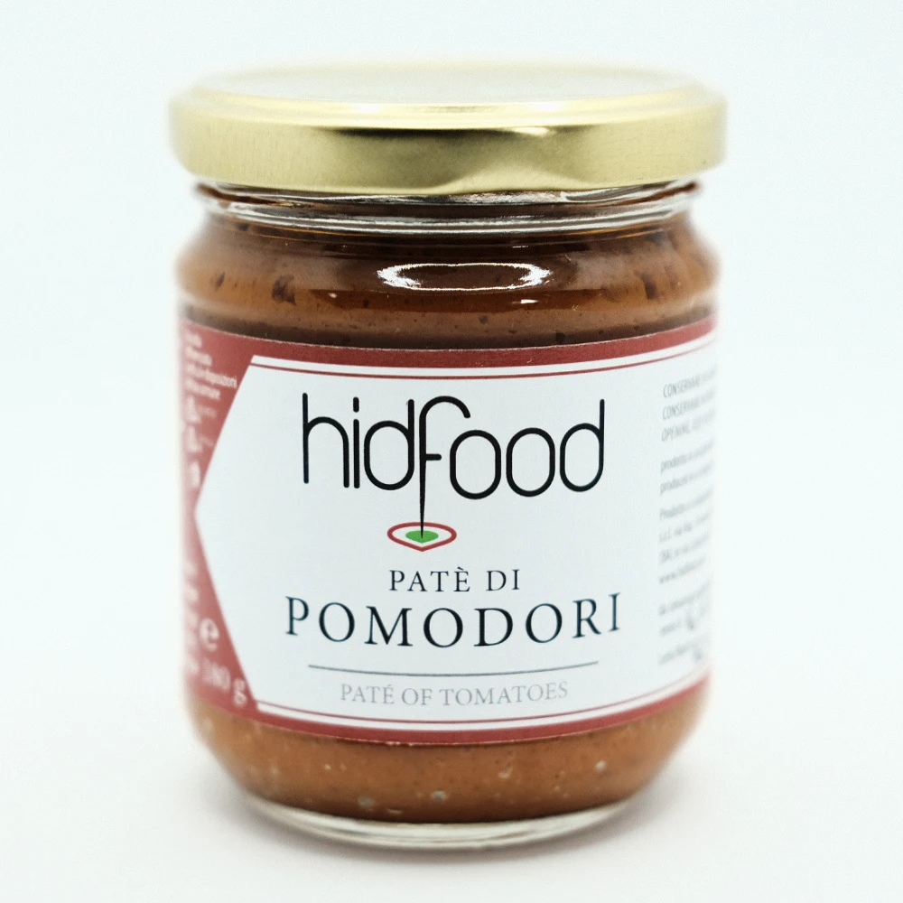 Private label Made in Italy high quality food products ready to eat tomato pate cream in oil