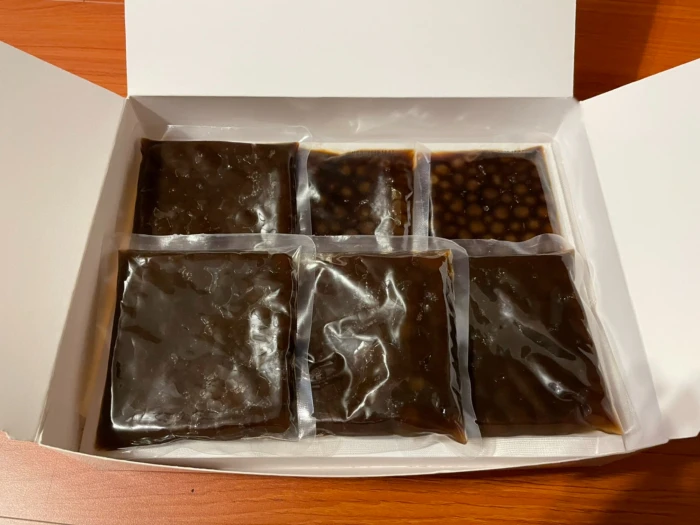 Черная тапиока, мгновенные пузырьки, натуральный жемчуг Boba