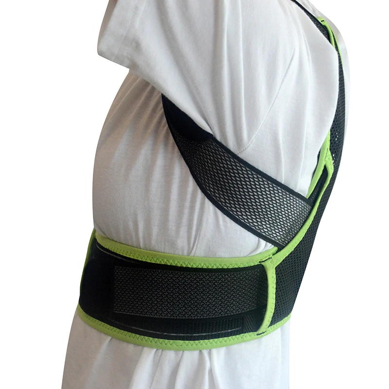 Cross Tightening Shoulder Upper Back and Waist Strap of Spandex Nylon and Polyester for Men