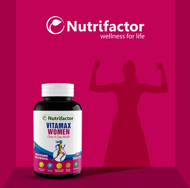 
VITAMAX WOMEN Halal Food Supplement Multivitamin Calcium Magnesium Vitamin D Multivitamin for Women Herbal Food Product 