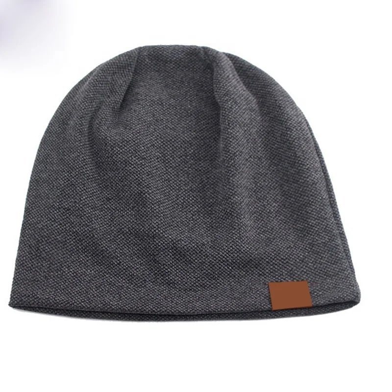 Unisex acrylic knitted winter customized embroidery logo beanie hat embroidered custom beanie