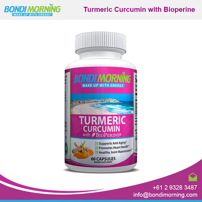 
Assured Quality Turmeric Curucumin Capsules with Bioperine at Low Price 