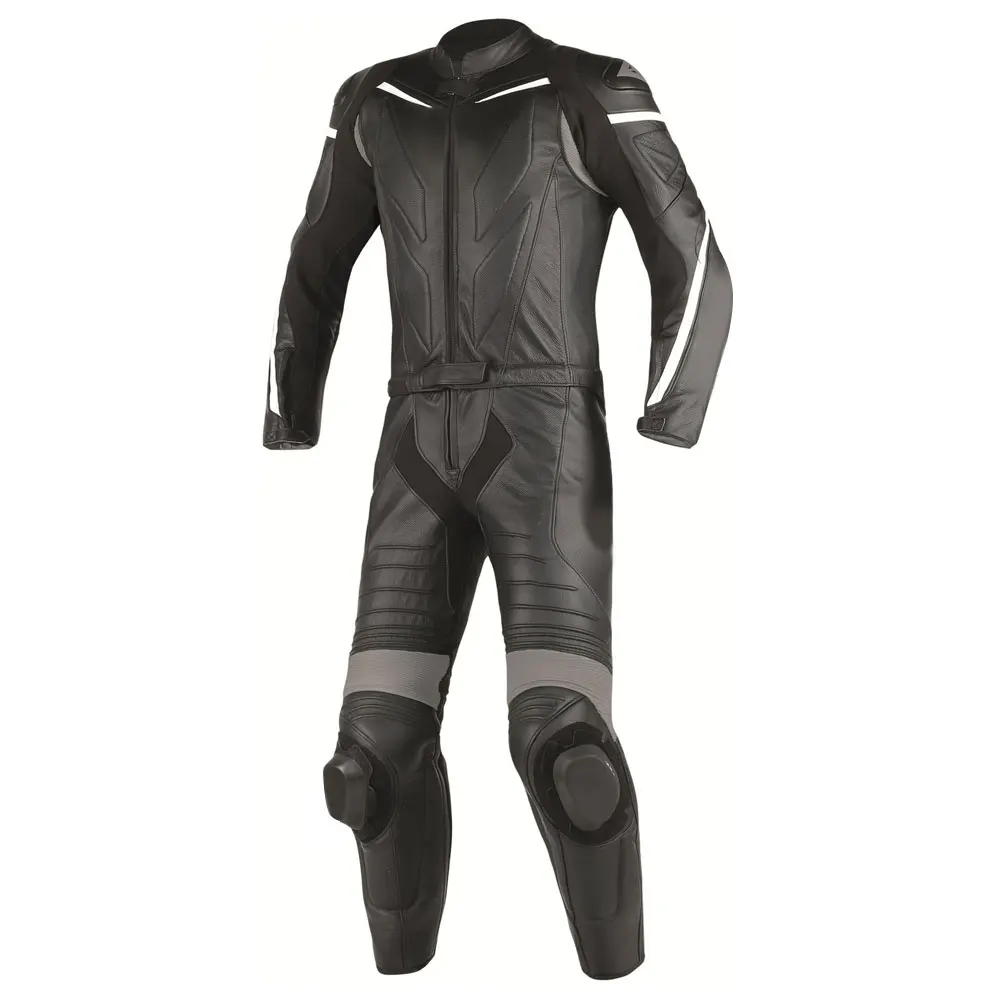 Custom Men Motorbike suit Made of Genuine Leather Motorbike suit/Hot Selling Leather Fashion Motorbike Suit