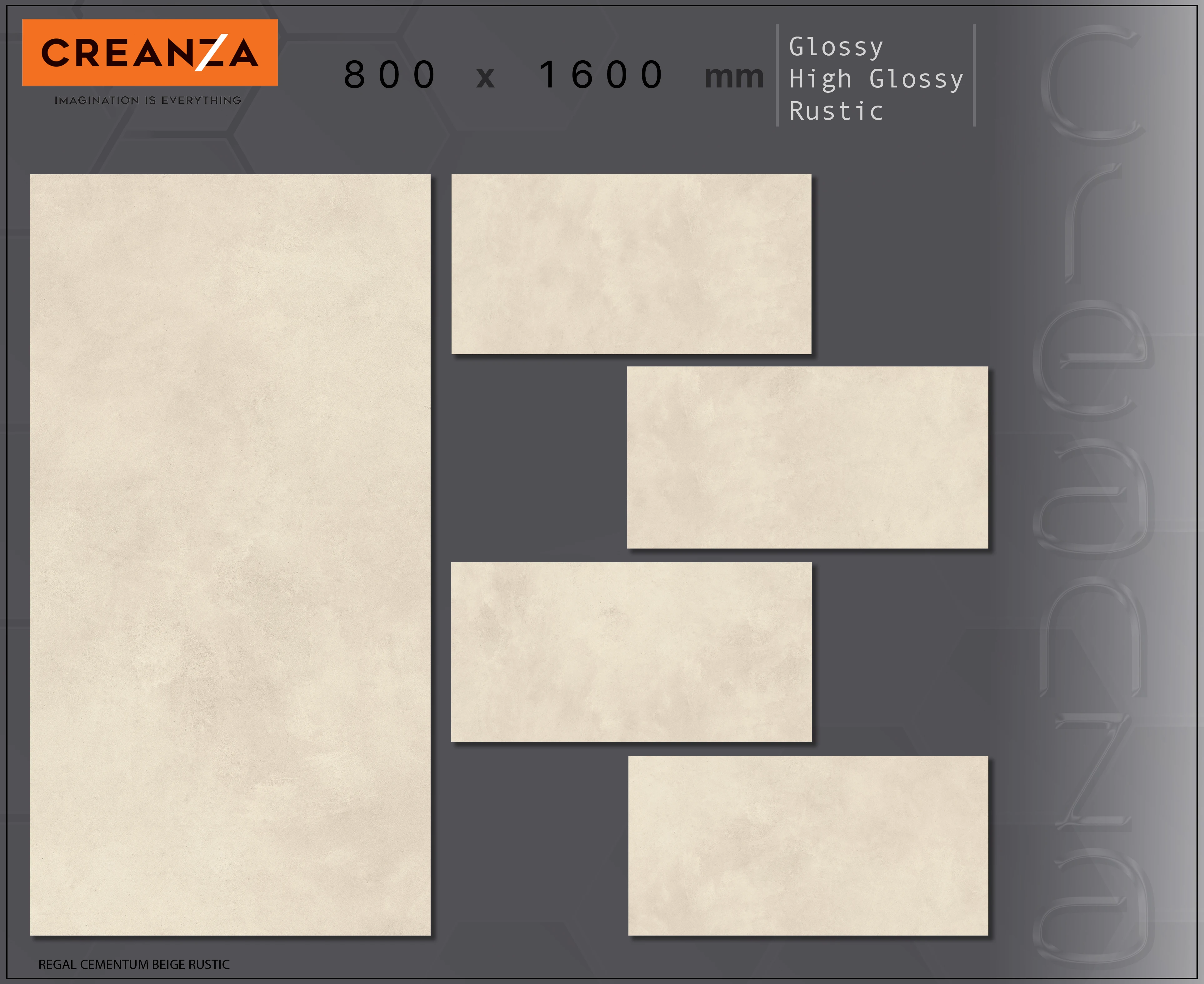 Неглазурованная деревенская фарфоровая Нескользящая плитка бежевого цвета 800x1600 мм от ИНДИЙСКОГО