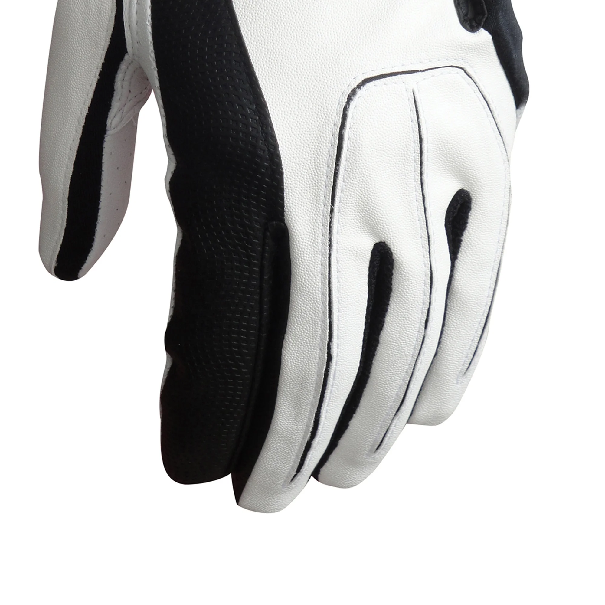 AAA Custom Logo Golf Glove Cabretta Leather and Fabric with PU for Left Hand Sports and Gym Use
