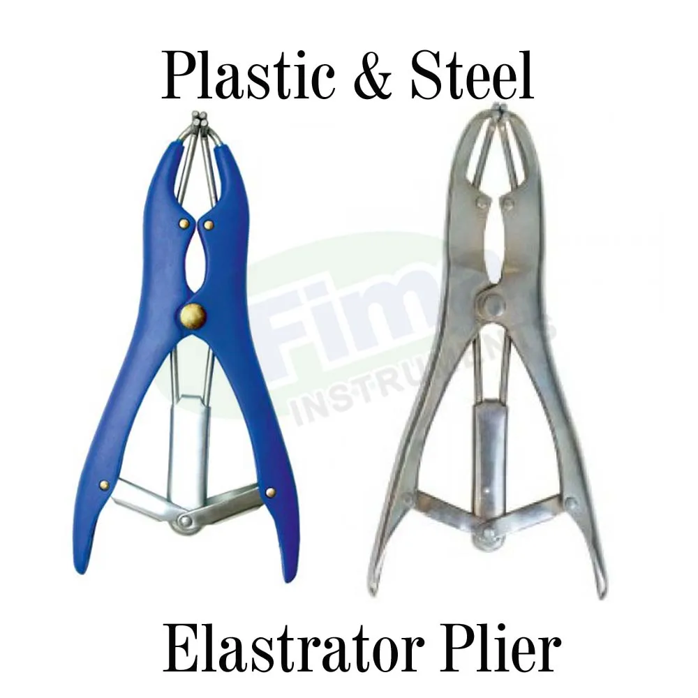 Elastrator Pliers Steel Handled veterinary instruments By Fima Instruments Usag Animal Healthcare