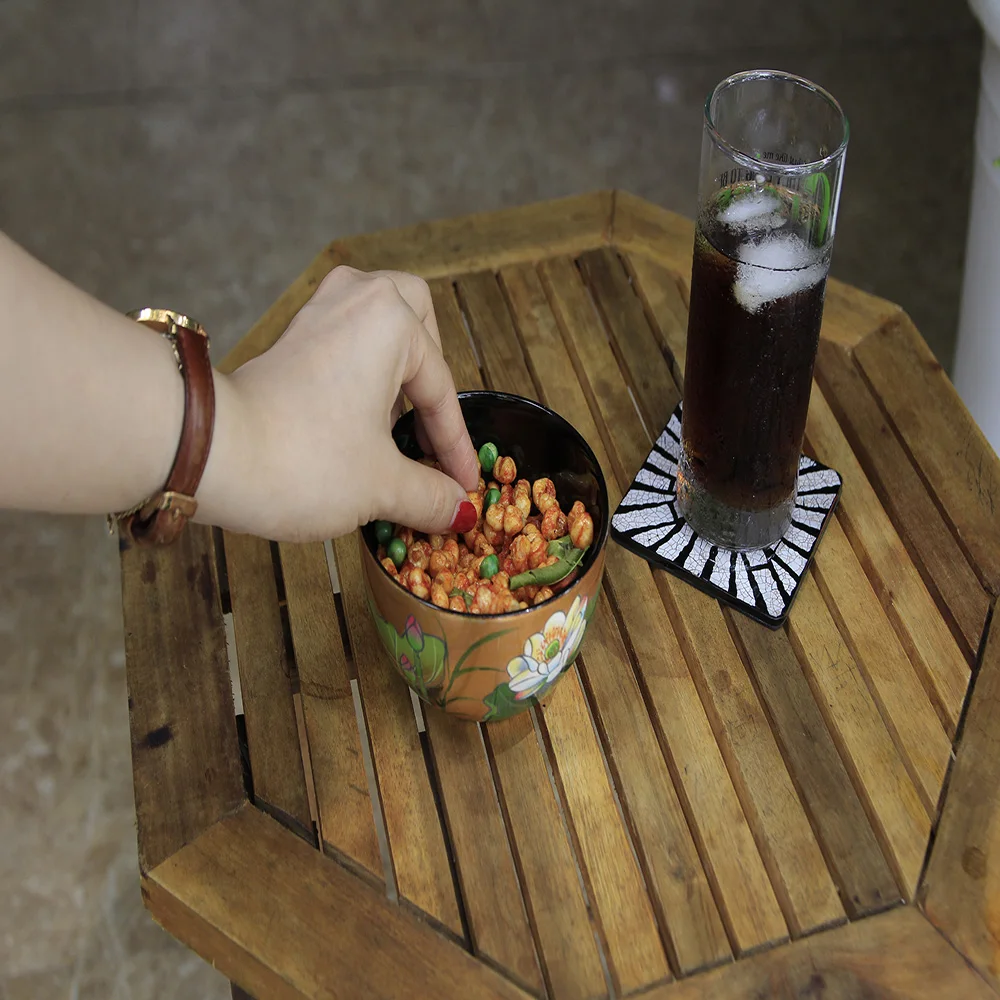 
Handicraft Multi-Function Wood Bowls Lacquer Home Decoration Vietnamese Lacquerware Bowl 