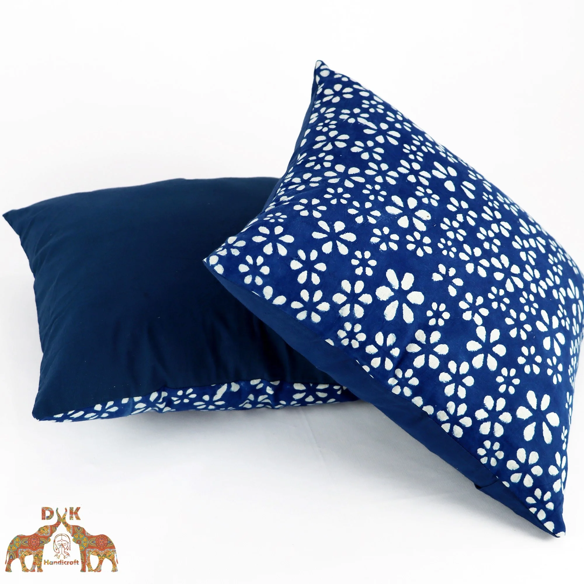 Indigo Dabu Cotton cushion cover wholesale decorative pillowcase sofa cushion covers home decor
