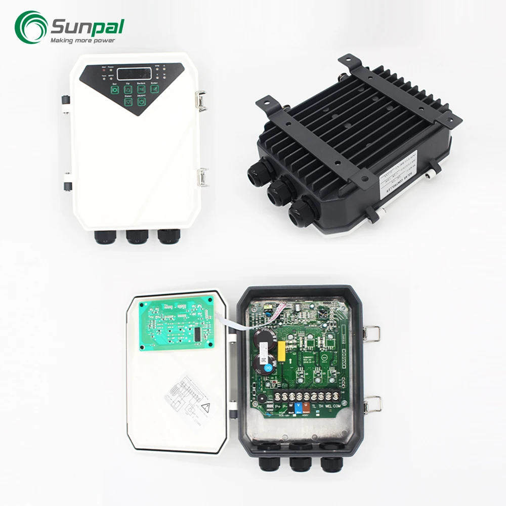 Sunpal 48 вольт 300 Вт 400 600 750 1100 солнечный глубокий водяной насос постоянного тока для солнечной насосной