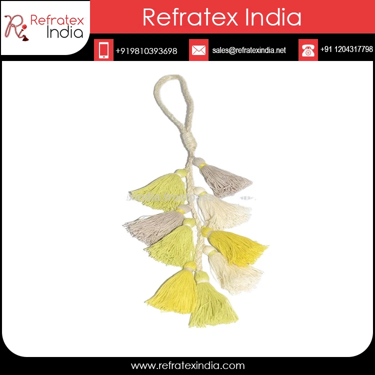 wholesale high quality colorful tassels for jewelry making Bulk Supplier And Manufacture By Refratex India Made in India for Bes