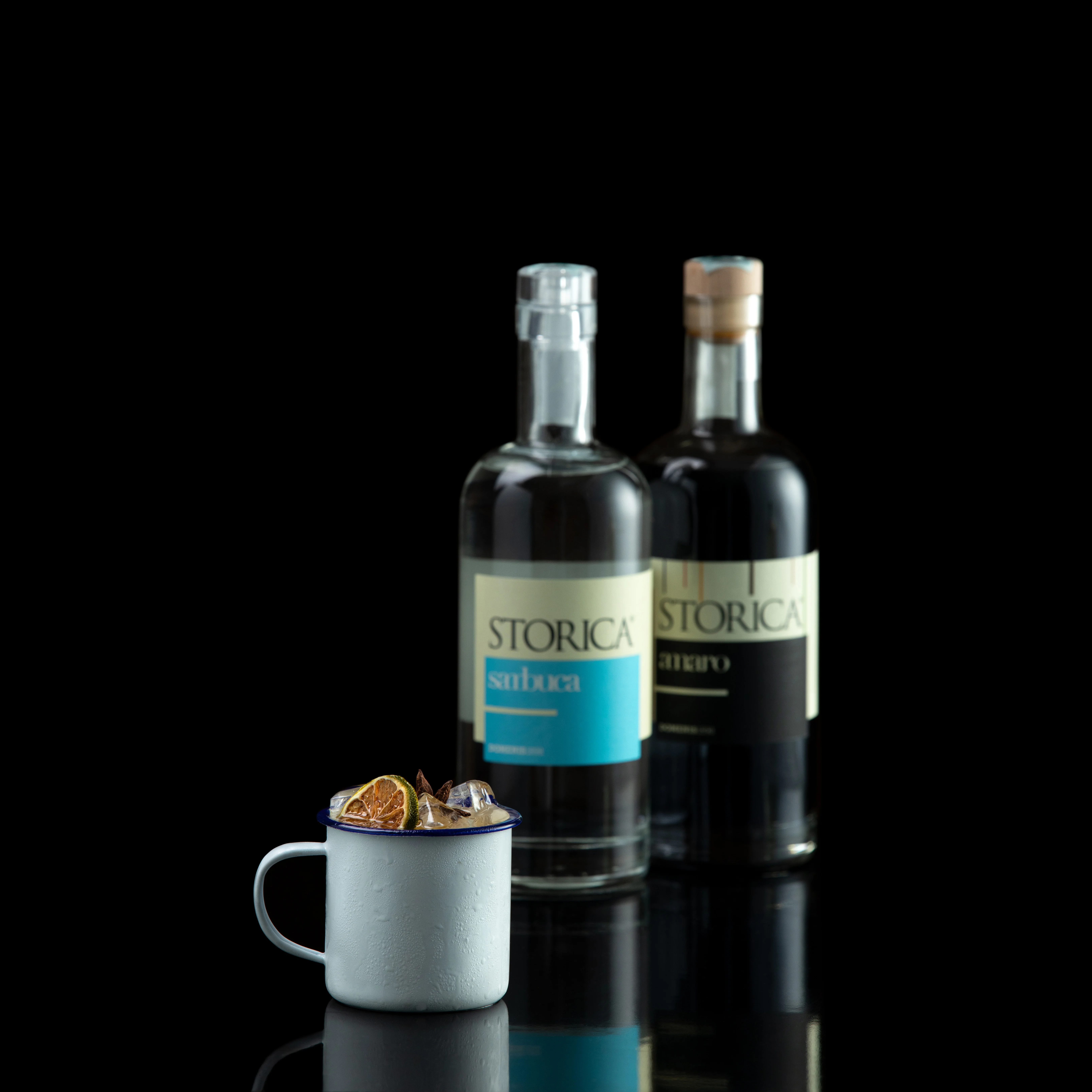 Премиум-класса, выигрыш итальянского традиционного ликера Storica Sambuca 70 cl, стеклянная бутылка