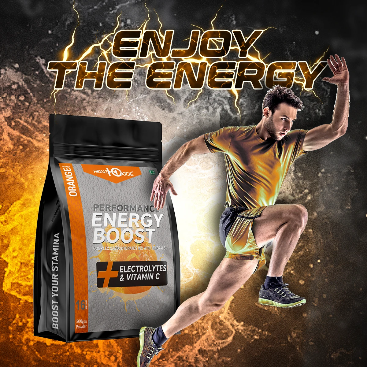 Wholesale Supplier of Best Quality Natural 500 gm Energy Boost Powder