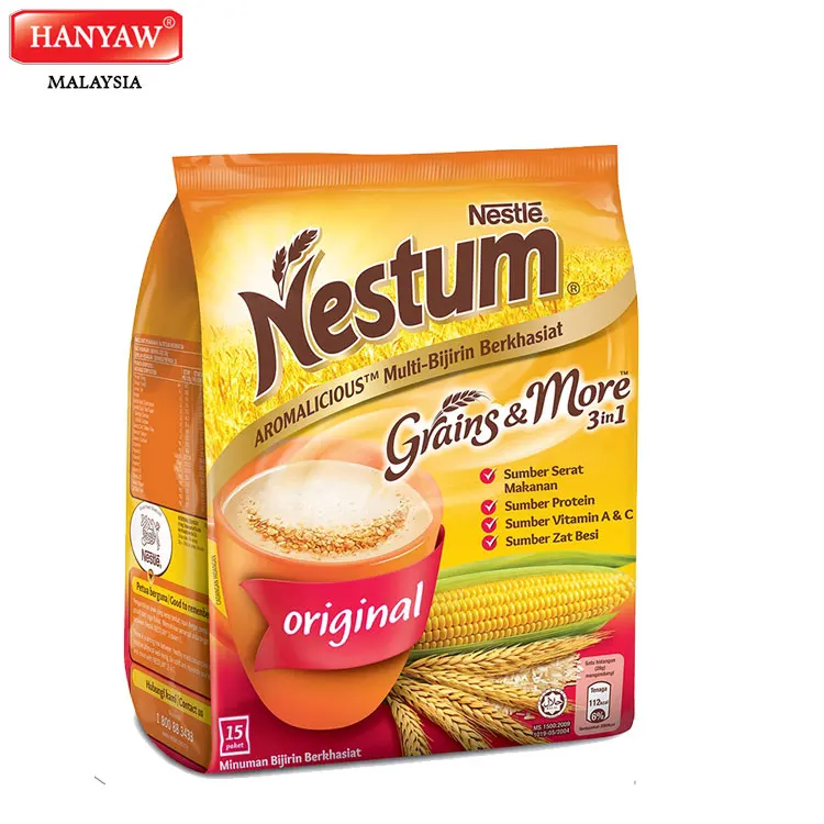 [Малайзия] Быстрая доставка + Halal сертифицированные зерна Nestum и более 3 в 1 оригинал (24x15x28 г/коробка)