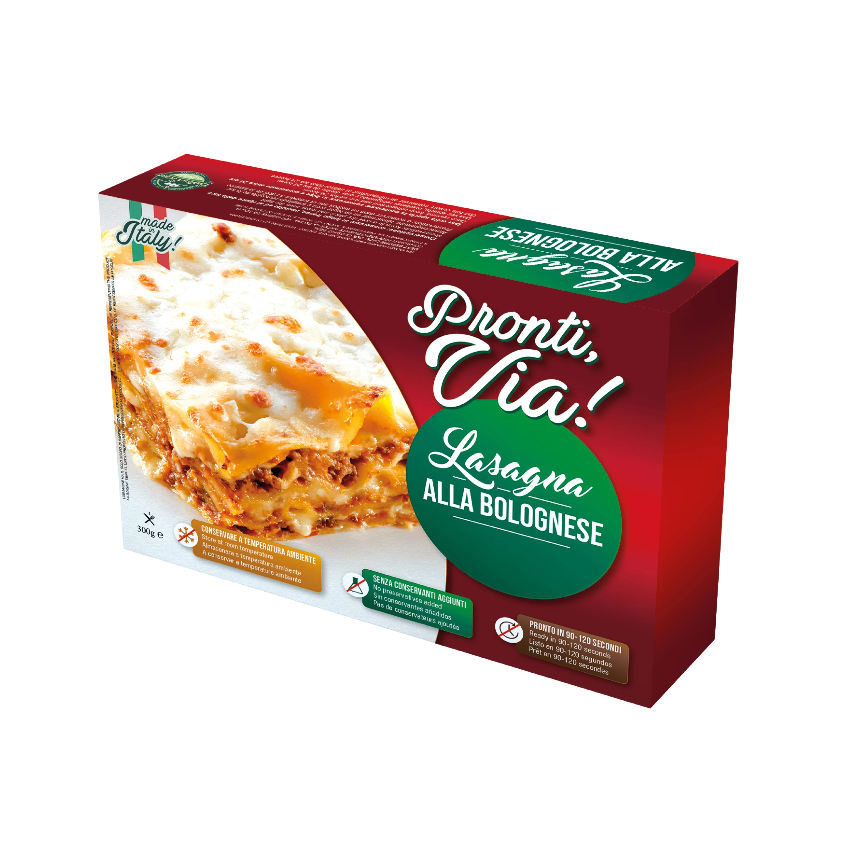 
High Quality Ready To Eat Fresh Pasta Lasagna 