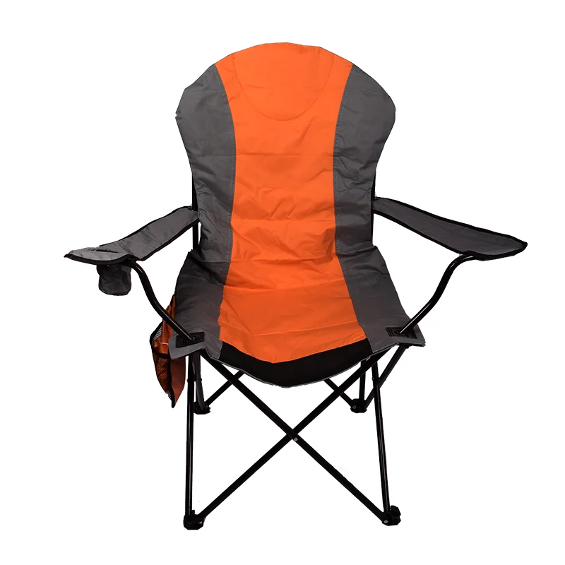 FIBER-FILLED OUTDOOR CAMPING CHAIR WITH CARRYING-STRAP and CUP-HOLDER made in Turkey