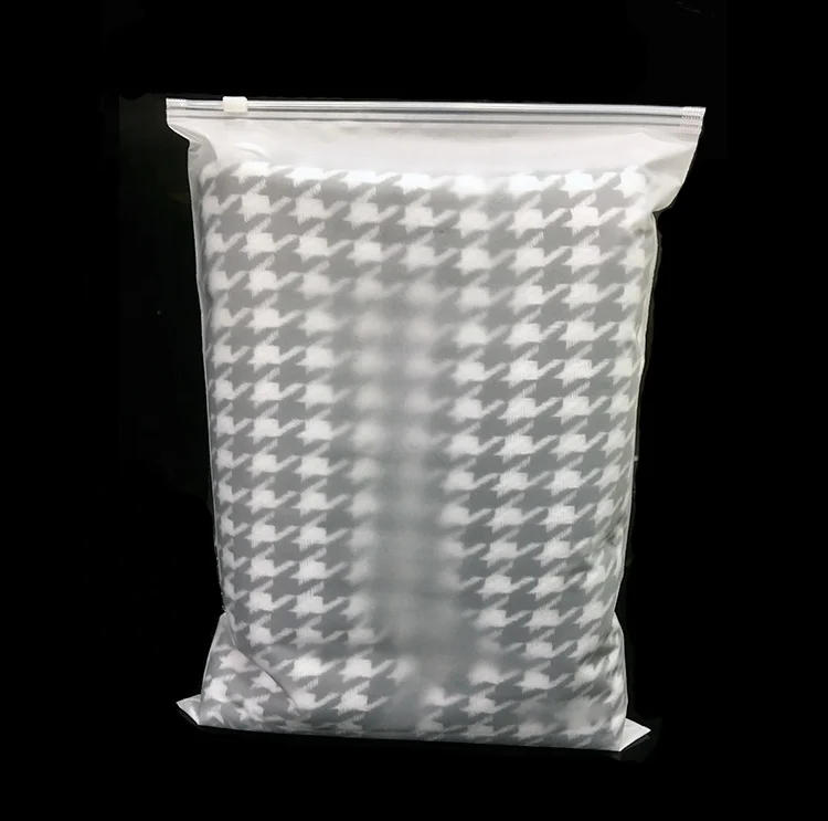 Застежка-молния закрывающаяся упаковка для одежды матовая пластиковая сумка Ziplock PE застежка-молния упаковочная сумка