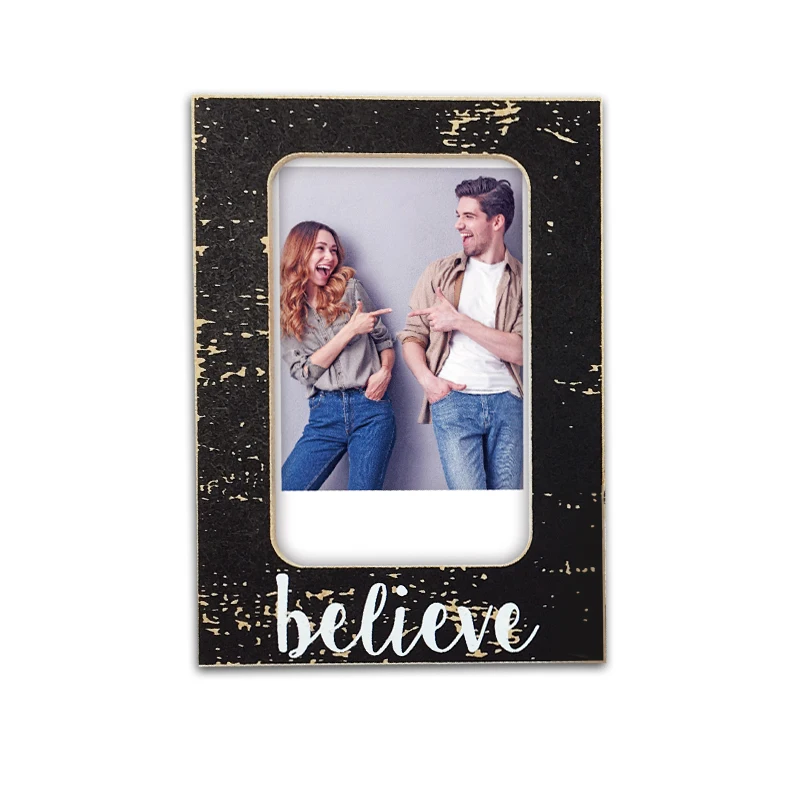 Прозрачная акриловая забавная шестисторонняя квадратная кубическая фоторамка картина