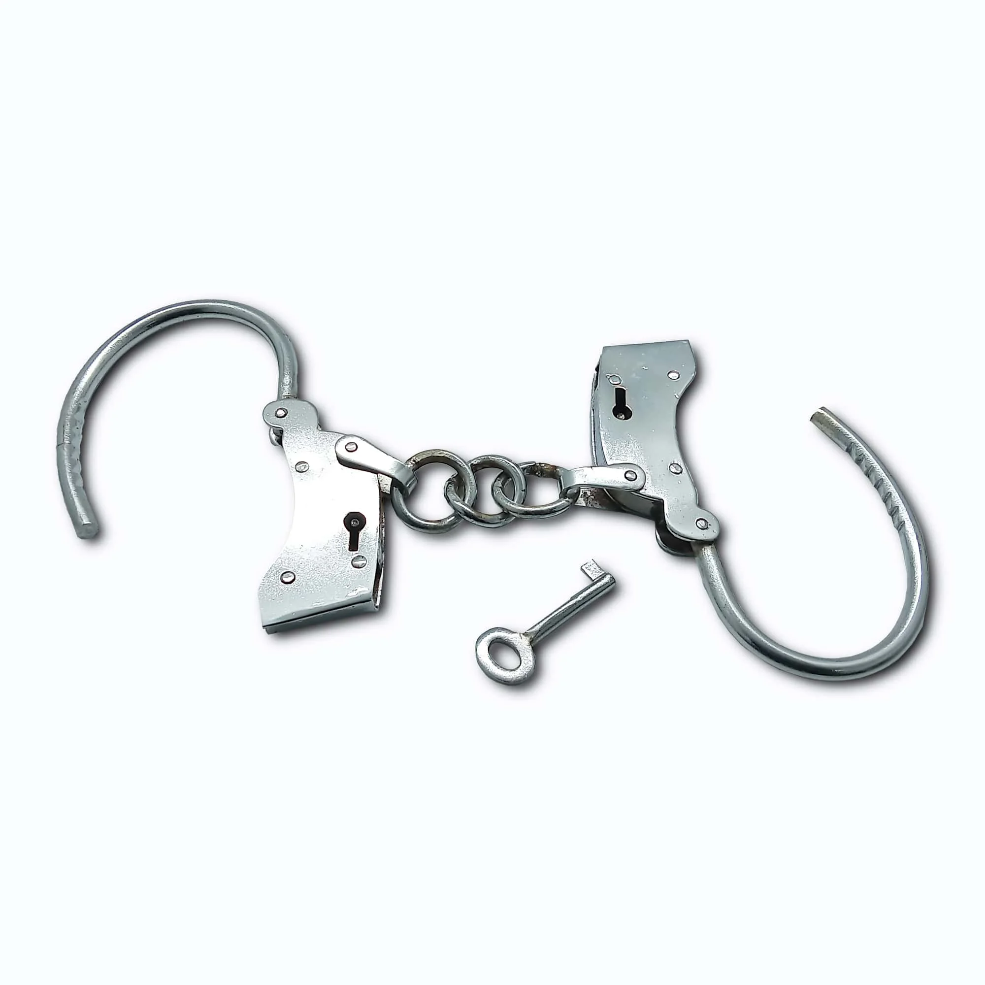 Винтажные серебряные наручники для искусства и коллекционирования разработанные средневековым краем