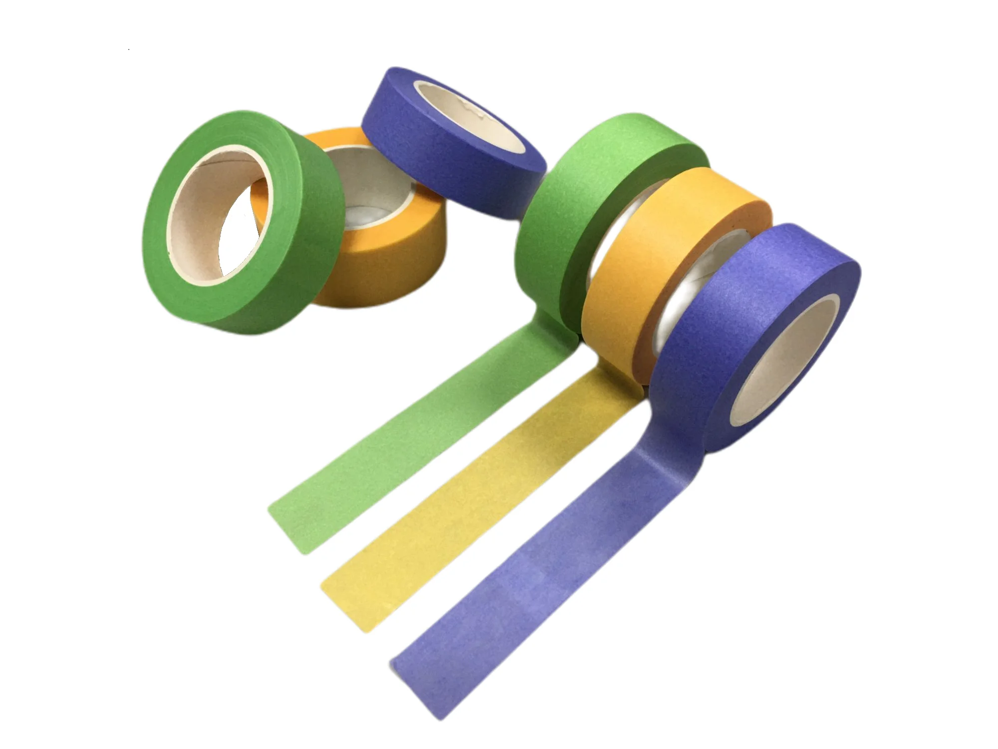 Прочная клейкая резиновая цветная Маскировочная лента