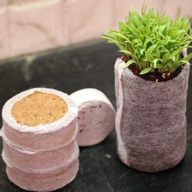 Highly Organic Coco Coir Plugs from India 5kg Block Disc Pellet Soil for Seed Growing and Agriculture Cocopeat