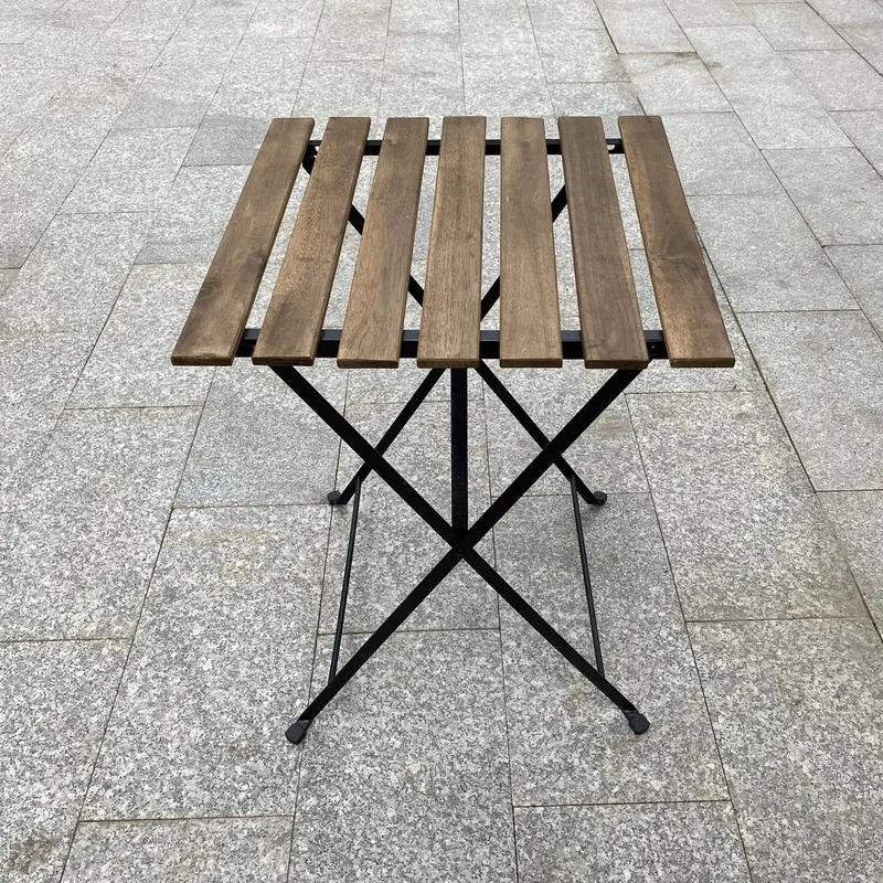 Modern Style Outdoor Furniture Bistro Set Outdoor Acacia Solid Hardwood Table and Chair from Viet Nam factory