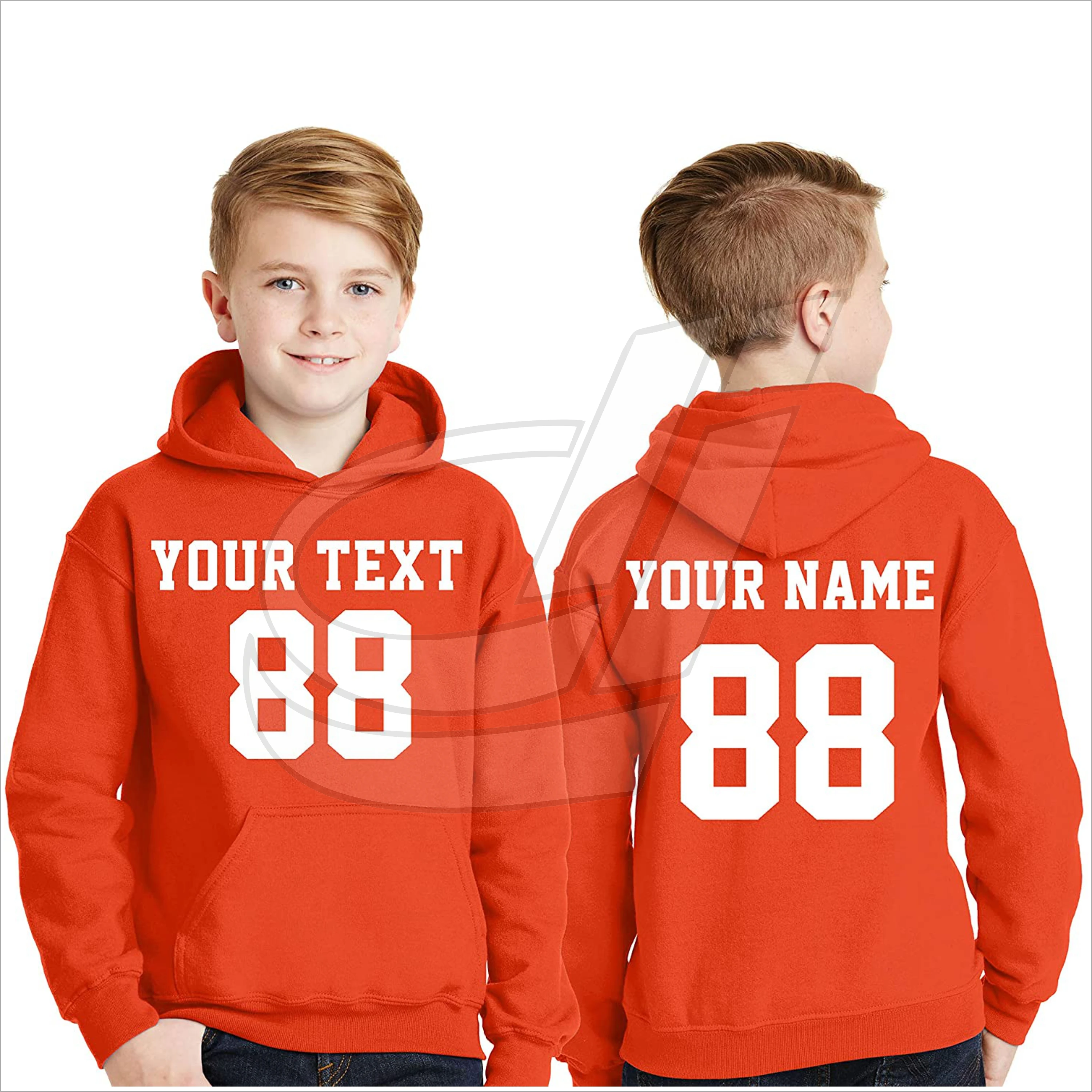 Kids Fashion Pullover Hoodies Good Selling Dark Green Color Children Pullover Hoodies Use For Kids