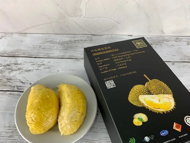Frozen Durian Pulp From Malaysia
