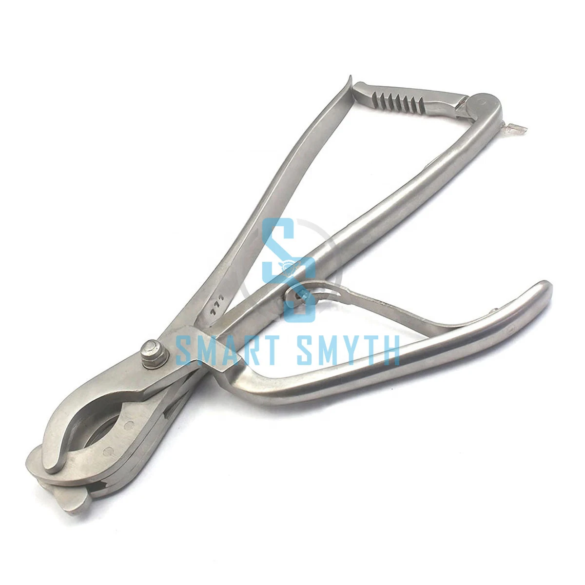 Emasculator Castration Plier White Castrator Triple Crush with Ratchet Veterinary Instruments Stainless Steel