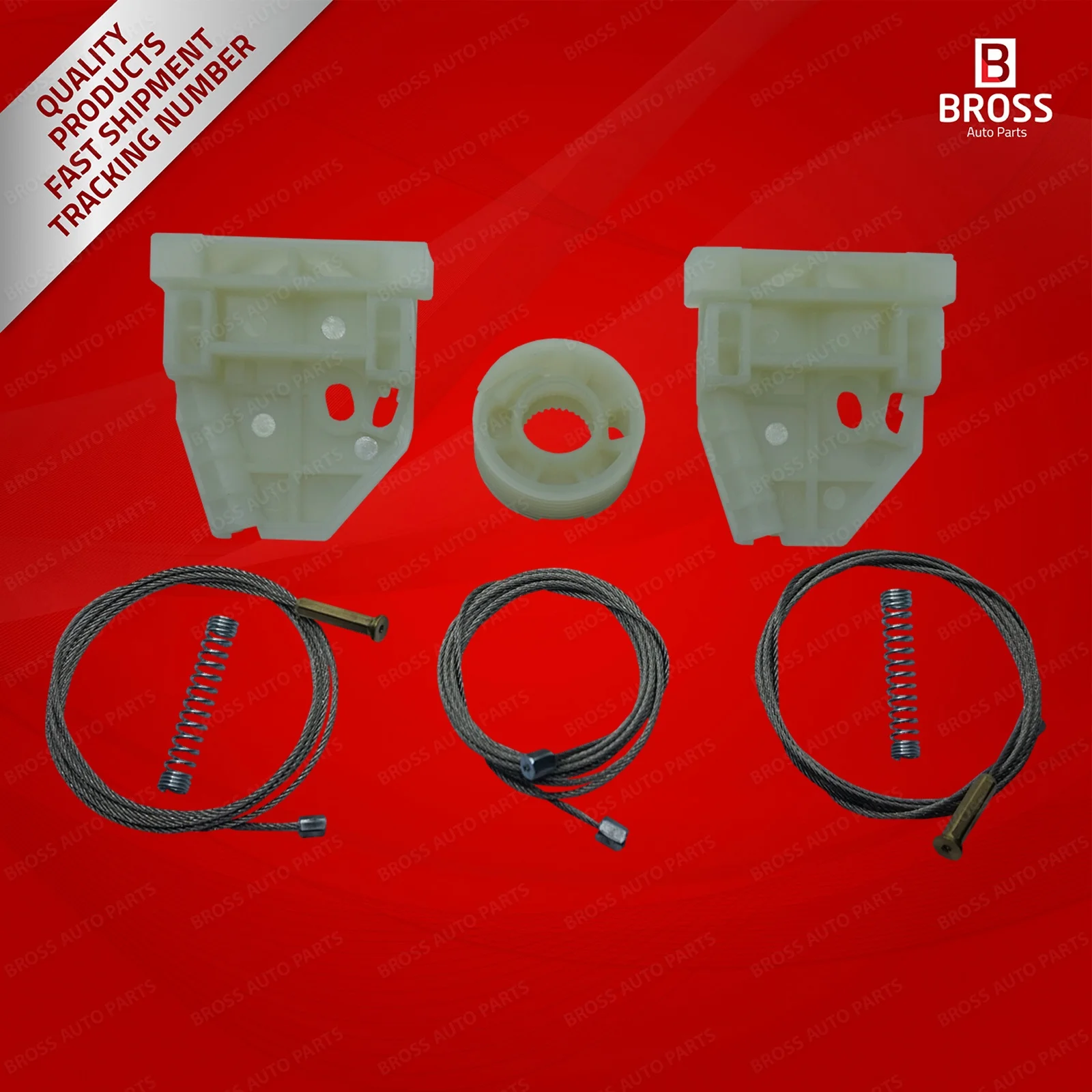 BWR5275 Power Window Regulator Repair Set Front Left Door 81626456039, 81626456055, 81626456051 for M.A.N TGS TGX