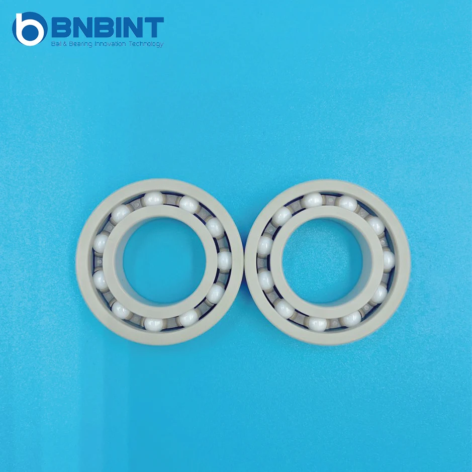 
Plastic Bearing PEEK Bearing Peek ball ZrO2 ball Si3N4 ball 6904 6905 6906 