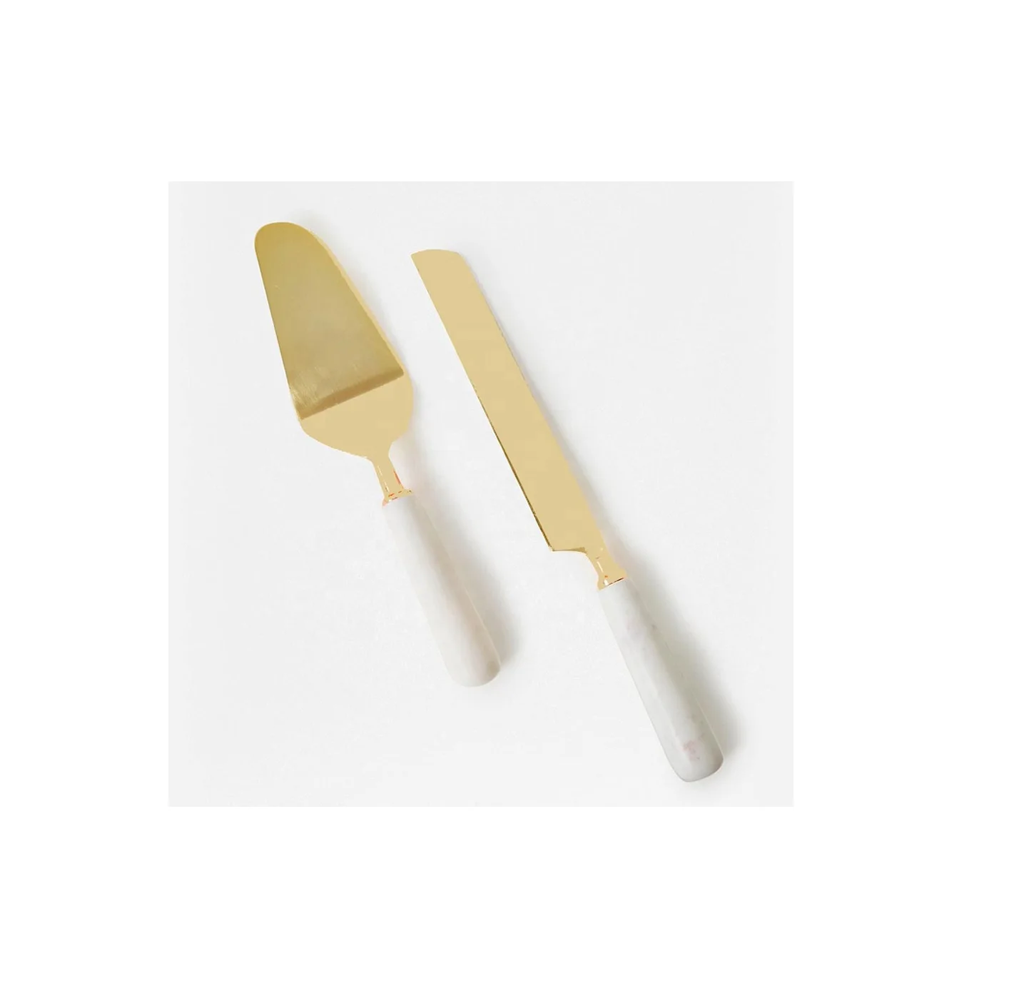 Rose Gold Plated Metal cake server in New Style In Handmade Customized Metal Cake Tool In Manufacture Price