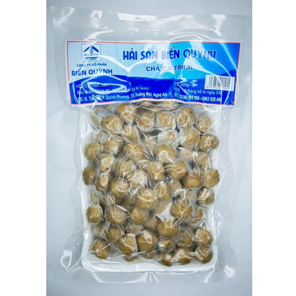 Top selling Wind Freezing Air-dried Seafood Frozen Herring Fish Patties With PE Bag Packaging exported from Vietnam