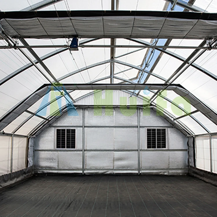 Huifa Commercial Automated Light Deprivation Blackout Greenhouse