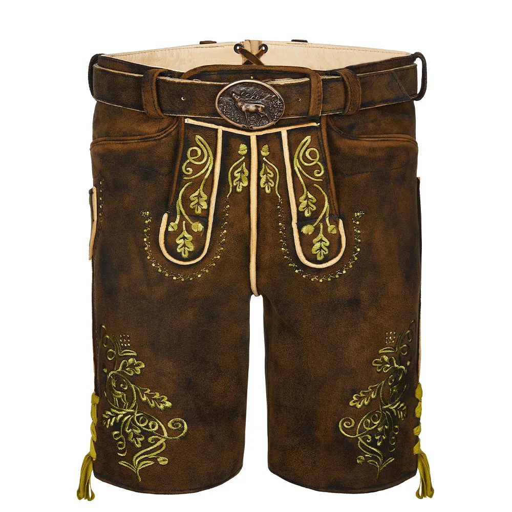 
Lederhose / Supplier Bavarian Garments / Trachten Shorts / Lederhosen / Genuine Suede Leather Pant 
