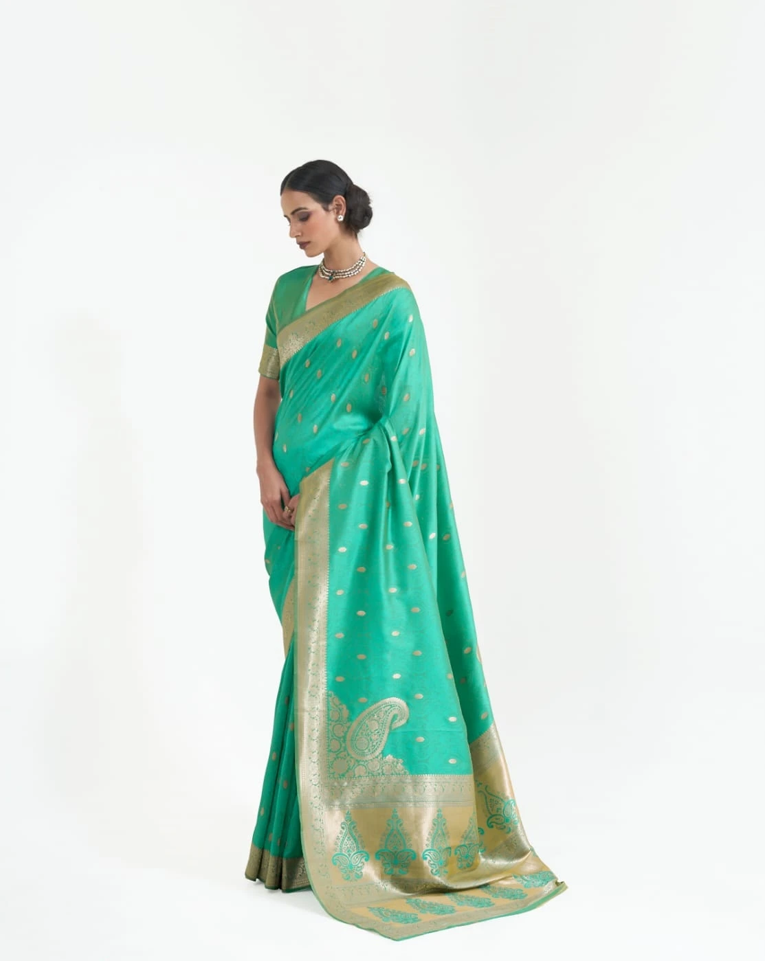 R & D Exports Surat Saree Manufacturer Pure Silk Saree Kanjivaram Weaving Work Saree