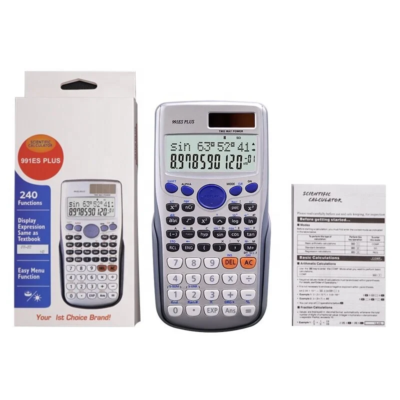 
calculadora cientifica FX-991ES plus 10+2 scientific calculator large solar power popular engineering calculator 