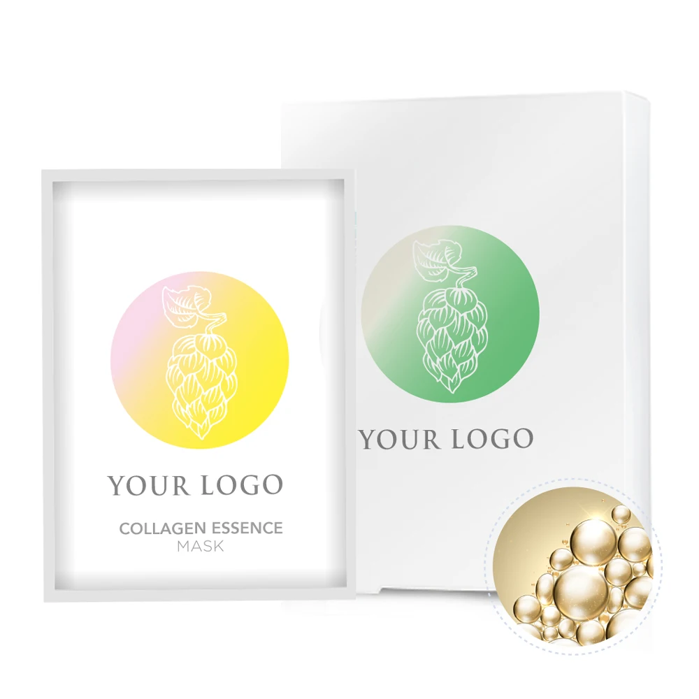 
 Бесплатная доставка, маска для лица из биоцеллюлозы с коллагеном от частного производителя  