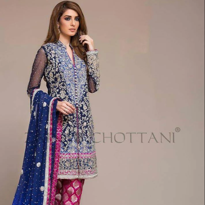 Fashion Designer Indian Pakistani Lawn/Linen/Cotton Georgette 3 Piece Suits Available on Wholesale Price.