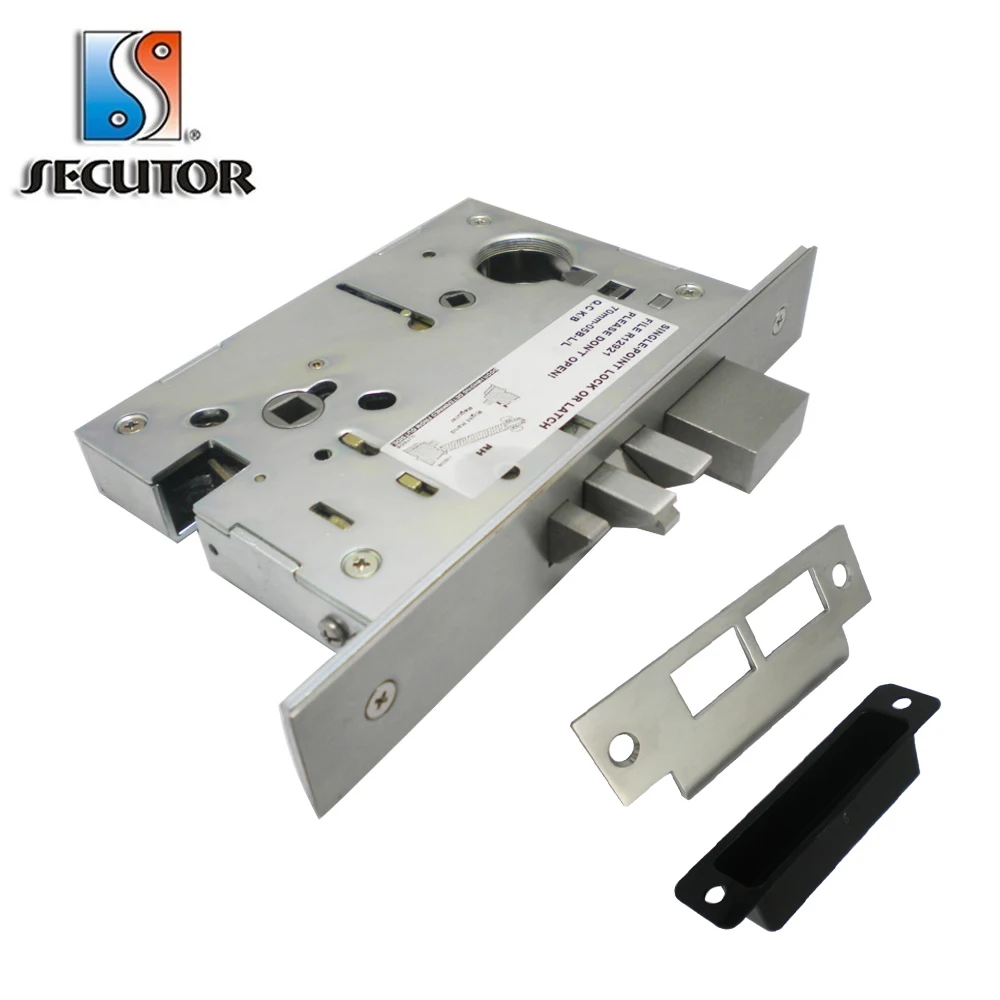 ULlisted 3 Hour Fire Rated ANSI grade 1 Commercial Door Mortise Lock/aluminum front door