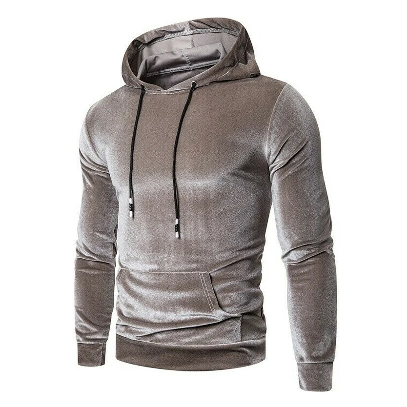 New Arrival Solid Color Full Sublimation Wholesale Affordable price Trading design hot product Active wear Velvet hoodies