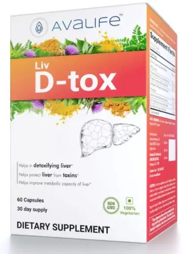 Avalife Liv D-ТОКС пищевая добавка 60 капсул с 30-ти дневной поставить самые продаваемые товары для здоровья оптом