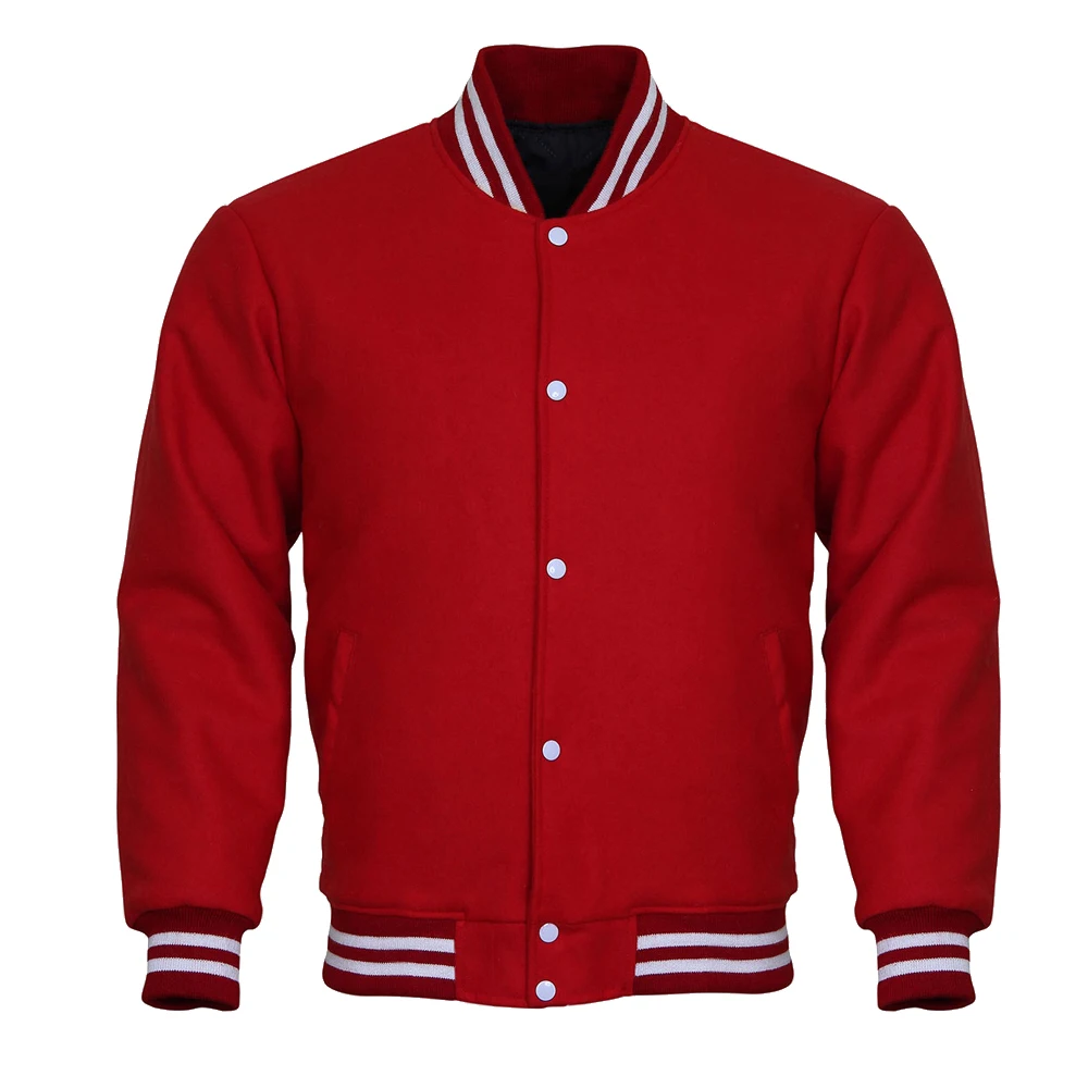 
customize products melton wool mens baseball jacket wholesale bomber jacket regular fit letterman jackets 