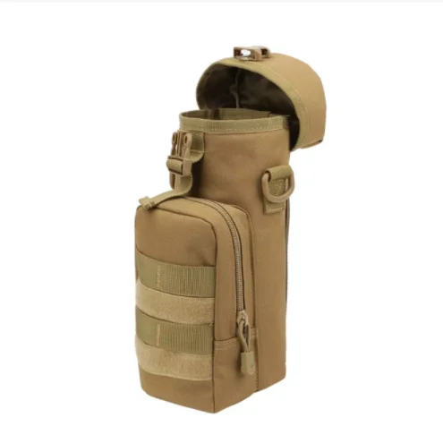 Фабричная сумка для бутылок под заказ прочная Полиэстеровая уличная маленькая сумка на пояс Военная Тактическая Сумка для чайника