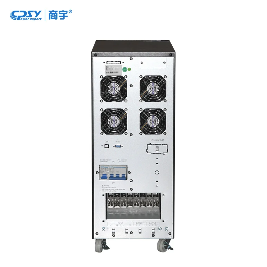380V/220V 3-Phase  in single phase out ups 10KVA High Frequency Online UPS with 4 hours backup